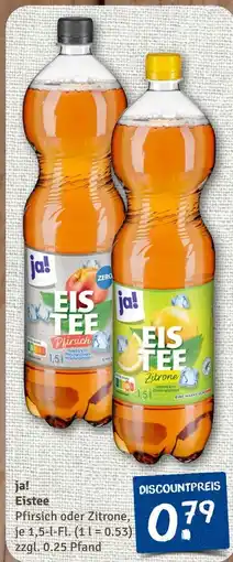 nahkauf Ja! eistee pfirsich Angebot