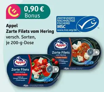 nahkauf Appel zarte filets vom hering in tomaten-creme Angebot