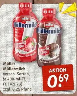 nahkauf Müller müllermilch erdbeer-geschmack Angebot