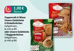 nahkauf Coppenrath & wiese unsere goldstücke 6 dinkelbrötchen oder 7 roggenbrötchen Angebot