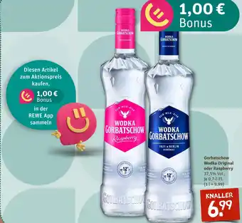 nahkauf Wodka gorbatschow original oder raspberry Angebot
