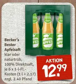 nahkauf Becker's bester apfelsaft Angebot