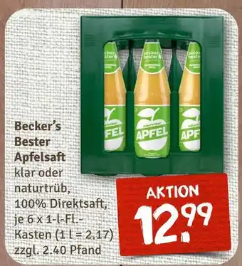 nahkauf Becker's bester apfelsaft Angebot