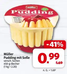 Markant Müller pudding mit soße Angebot