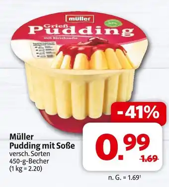 Markant Müller pudding mit soße Angebot