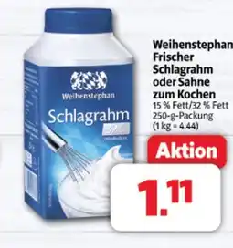 Markant Weihenstephan frischer schlagrahm oder sahne zum kochen Angebot