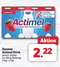 Markant Danone actimel drink Angebot