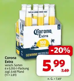 Markant Corona extra Angebot
