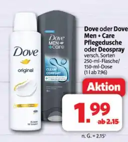 Markant Dove pflegedusche Angebot