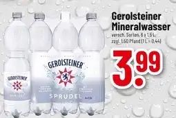 trinkgut Gerolsteiner mineralwasser Angebot