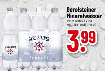 trinkgut Gerolsteiner mineralwasser Angebot