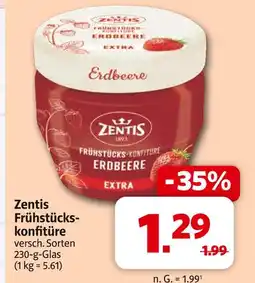 Markant Zentis frühstücks-konfitüre Angebot