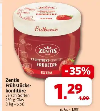 Markant Zentis frühstücks-konfitüre Angebot