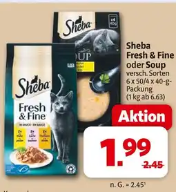Markant Sheba fresh & fine oder soup Angebot