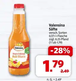 Markant Valensina säfte Angebot