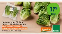 tegut Demeter bio-salatherzen Angebot