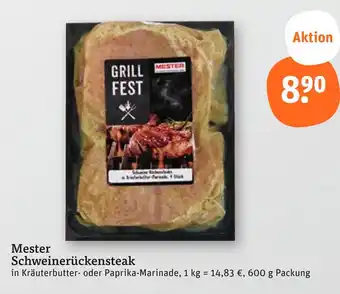 tegut Mester schweinerückensteak Angebot