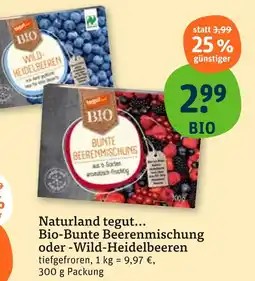 tegut Naturland tegut... bio-bunte beerenmischung Angebot