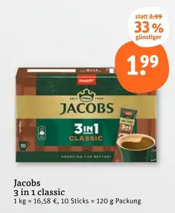tegut Jacobs 3 in 1 classic Angebot