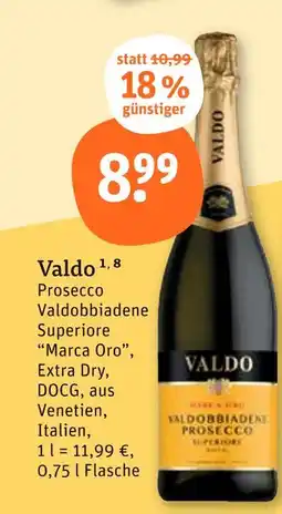 tegut Valdo prosecco valdobbiadene superiore “marca oro” Angebot