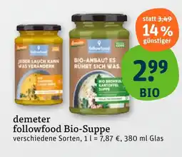tegut Demeter followfood bio-suppe Angebot