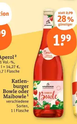 tegut Katlenburger bowle oder maibowle Angebot