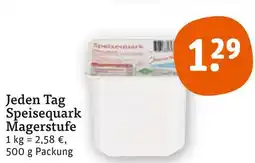 tegut Jeden tag speisequark magerstufe Angebot