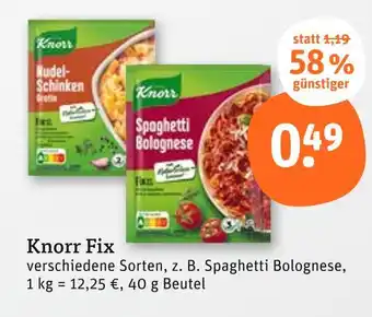 tegut Knorr nudel-schinken gratin Angebot