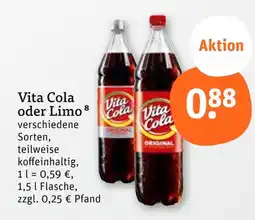 tegut Vita cola oder limo Angebot