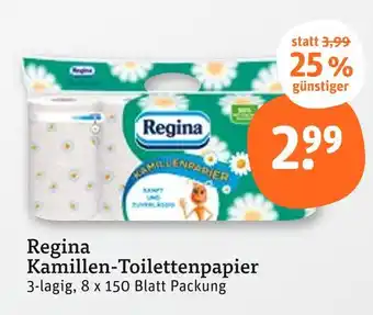 tegut Regina kamillen-toilettenpapier Angebot