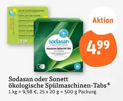tegut Sodasan maschinen spülmittel tabs Angebot
