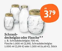 tegut Schraubdeckelglas Angebot