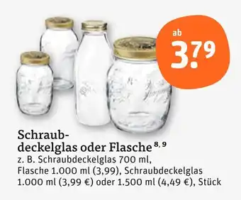 tegut Schraubdeckelglas Angebot