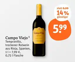 tegut Campo viejo tempranillo Angebot