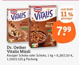 tegut Dr. oetker vitalis müsli knusper schoko Angebot