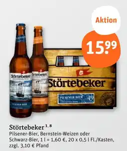tegut Störtebeker pilsener-bier, bernstein-weizen oder schwarz-bier Angebot