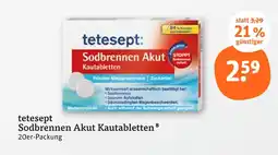 tegut Tetesept sodbrennen akut kautabletten Angebot
