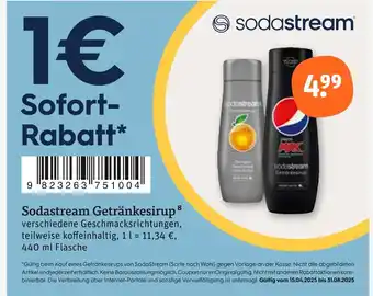 tegut Sodastream getränkesirup orange Angebot