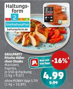 PENNY Grillparty frische hähnchen-steaks Angebot