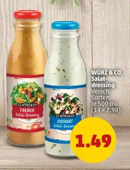 PENNY Würz & co. french salat-dressing Angebot