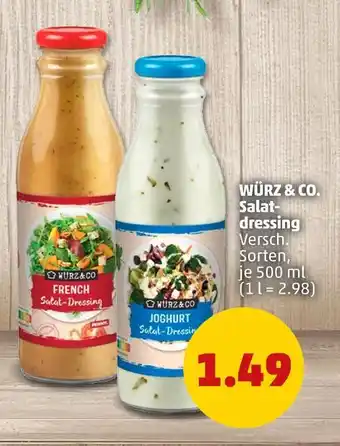 PENNY Würz & co. french salat-dressing Angebot