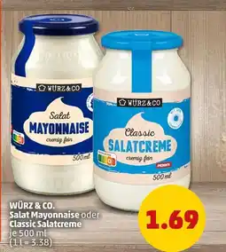 PENNY Würz & co. salat mayonnaise oder classic salatcreme Angebot