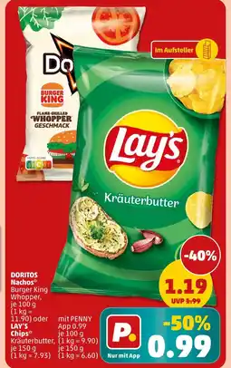 PENNY Doritos oder lay’s nachos oder chips Angebot
