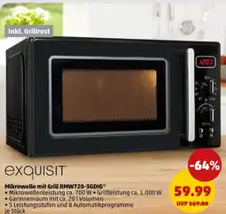 PENNY Exquisit mikrowelle mit grill rmw720-3gdig Angebot