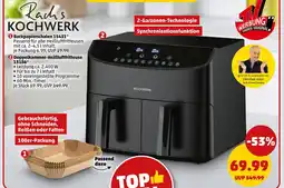 PENNY Kochwerk doppelkammer-heißluftfritteuse Angebot