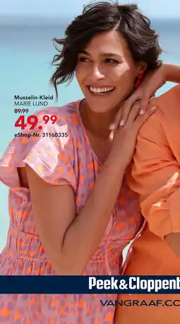 Peek & Cloppenburg Hamburg Marie lund musselin-kleid Angebot