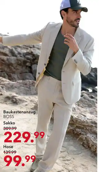 Peek & Cloppenburg Hamburg Boss baukastenanzug Angebot