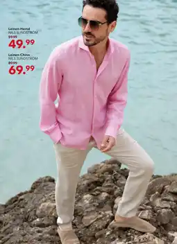 Peek & Cloppenburg Hamburg Nils sundström leinen-hemd Angebot