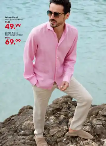 Peek & Cloppenburg Hamburg Nils sundström leinen-hemd Angebot