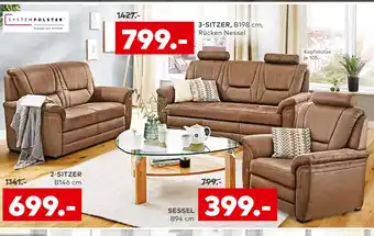 porta Systempolster 3-sitzer, sessel oder 2-sitzer Angebot